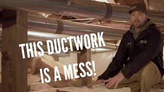 Tackling some of the worst ductwork we've ever seen! Pt. 1