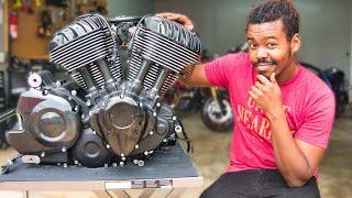 Rebuilding A Motorcycle Motor!! (Indian ThunderStroke 116)