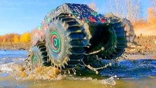 Remote Control MONSTER Truck Sherp – MUD Off Road Adventure!