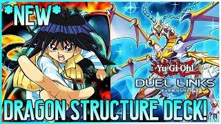 ARKBRAVE DRAGON & DARKBLAZE DRAGON! | Chazz Dragon Structure Deck Review | Yu-Gi-Oh! Duel Links