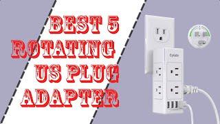 ️ Top 5 Best Rotating us plug adapter । universal travel adapter । Travel Adapter [Buying Guide]