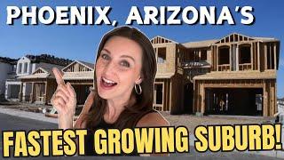 PHOENIX ARIZONA'S fastest growing SUBURB [QUEEN CREEK full tour]