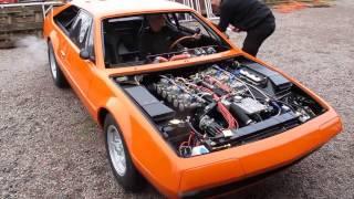 Lamborghini "Race" Jarama first start after world class restoration