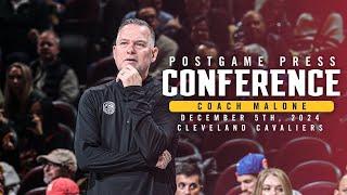 Coach Malone Postgame Press Conference vs. Cavaliers  | 12/5/24