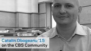 Catalin Obogeanu '15: Community is an Important Part of the CBS Experience