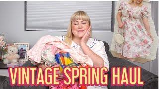 VINTAGE Spring 2021 Try on Haul!  70s, 80s and 90s Vintage!