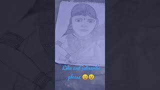 saraswati mata drawing||creativity with Sandhya||#shorts