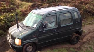 Suzuki wagon 'wedge' R offroading