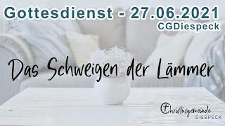 DAS SCHWEIGEN DER LÄMMER I Christusgemeinde Diespeck