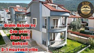 Didim Akbük'te Deniz'e yürüme mesafesinde 3+1 müstakil size özel bahçeli havuzlu villa