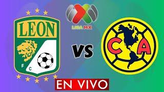 LEON VS AMERICA EN VIVO - LIGA MX APERTURA 2024 - JORNADA 11 -  DONDE VER EN VIVO