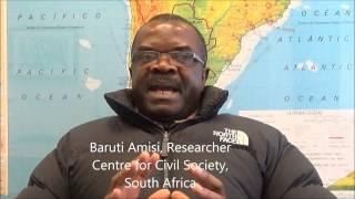 Baruti Amisi, Researcher, Univ. of KwaZulu-Natal, Durban South Africa.