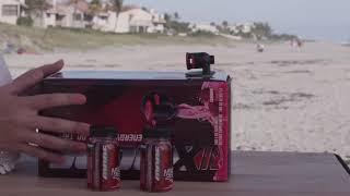 How to open an XMODE energy drink box X-Mode shots on tap keg