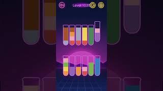 Water Sort Level 1035 - Tic Tac Toe Glow XoXo Water Sort