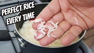 PERFECT FLUFFY RICE EVERY TIME! | Halal Chef