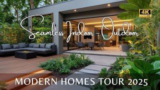 Minimalist Modern House Tour 2025: Outdoor Living Spaces and Courtyard Kitchen Ideas