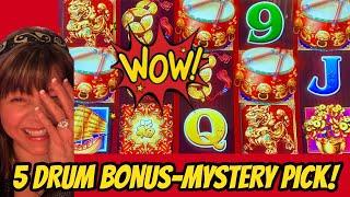 OMG! RARE 5 DRUMS BONUS-BIG WIN