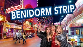 A walk along the Benidorm Strip on a Friday night