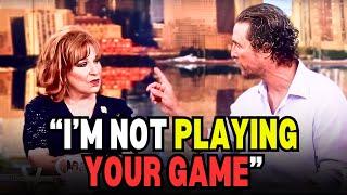 Matthew McConaughey SHUTS UP Joy Behar After She Asked This ONE Question