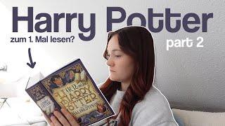 LESEVLOG // Ich lese die HARRY POTTER Bücher zum ersten Mal 🪄 part 2