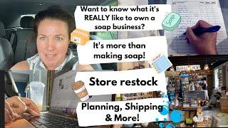 Day in the Life of a Soap Maker | Work from home mom DITL