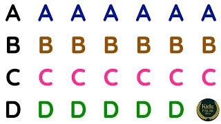 Collection for writing along dotted lines for toddler, English Alphabet, ABC song, ABCD, A to Z 513