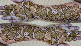 Eid Special Mehndi Design | Easy Dulhan Mehendi Design | Full Hand Mehndi Design Arabic Henna Design
