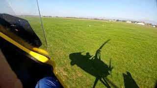 LDZL Take off Gyrocopter