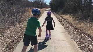 Breaking in kids Roller Skates & Roller blades from Walmart - Product Review & Demonstration