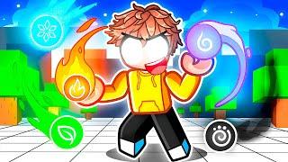 Becoming The ELEMENTAL MASTER AVATAR in Roblox Strongest Battlegrounds!