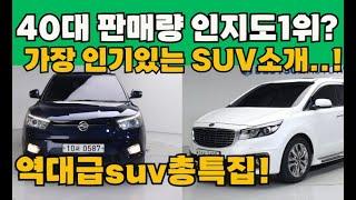 24년도 가장 많이 팔린 SUV총특집? 의외로 가격대가 엄청나게 저렴합니다! 역대급 15대추천!