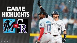 Marlins vs. Rockies Game Highlights (8/27/24) | MLB Highlights