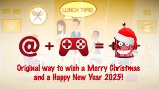 MailGamer – original way to wish a Merry Christmas & a Happy New Year 2025!