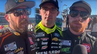 Denny Hamlin, Martin Truex Jr. & Tyler Reddick Discuss Their Races; Hear From Austin Cindric