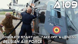 4K UHD  A109  Agusta  Complete Start Up , Take Off & Landing  . Airshow 2025