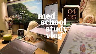 med school study vlog 🫀 | heart anatomy, scoring well on quizzes, halloween!