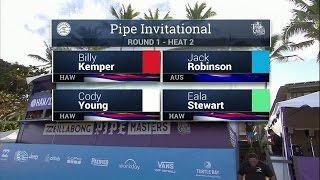 Men's Pipe Invitational Round One, Heat 2