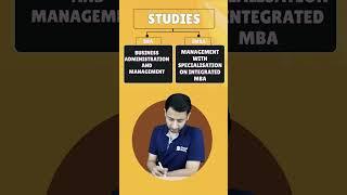 BBA Vs Integrated MBA | Which is Better ? | #shorts