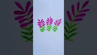 How to draw easy flower #drawing #art #easydrawing (267)