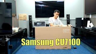 Samsung CU7100 2023 43" Unboxing, Setup, Test and Review with 4K HDR Demo Videos