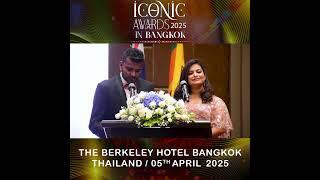 Iconic Awards in Bangkok  2025The Excellency in Healthcare Innovation Award Dr. Faisal Ibrahim