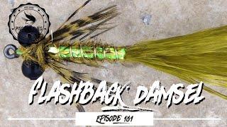 Tying the Flashback Damsel Nymph fly Pattern - Ep181 PF #PiscatorFlies