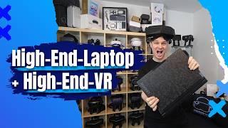 VR BENCHMARK - Let's BURN this high-end laptop!!!