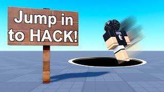 I Made FAKE GAME To Trap HACKERS.. It WORKED! (Roblox)