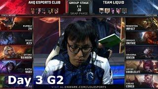 AHQ vs TL | Day 3 S9 LoL Worlds 2019 Group Stage | ahq e-Sports Club vs Team Liquid