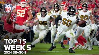 Top 15 Plays From Week 5 | NFL 2024 Season