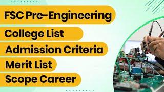 FCS (pre engineering) - FSC Pre Engineering Subjects - FSC Pre Engineering Scope In Pakistan