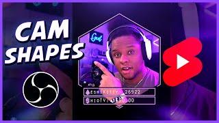 BEST Webcam shapes/Overlays - OBS STUDIO Twitch YouTube Streaming Tutorial