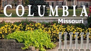 COLUMBIA MISSOURI | Mizzou Columns | Shelter Gardens | MKT Biking  | Trops | Sparky's | Breweries