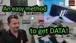 Recovering data from a Samsung phone with sudden death or hung on boot - An easy method!